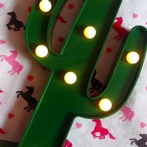 warm cactus led light